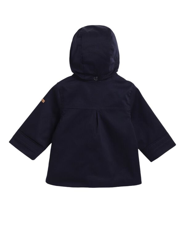 Boys Dark Blue Solid Jacket image number 2